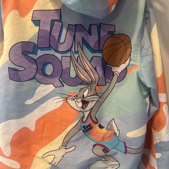 Members Only Space Jam 2 Wind Breaker Light Jacket Tune Squad Size Mens Medium - Picture 3 of 14